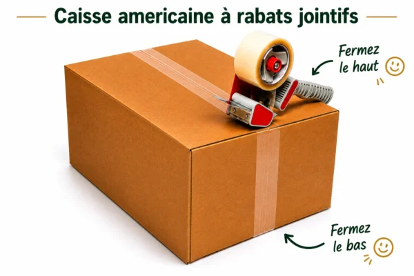 Caisse à rabats jointifs - Norma 2004