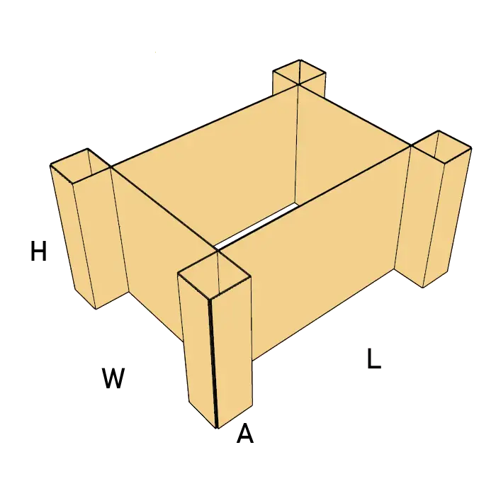 Modèle de carton technique sur mesure
