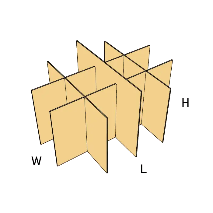 Modèle de carton technique sur mesure