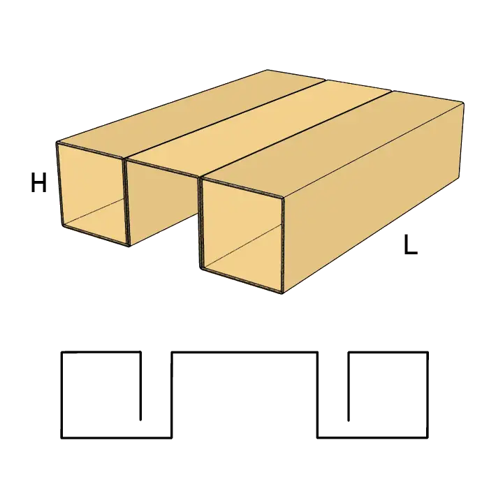 Modèle de carton technique sur mesure