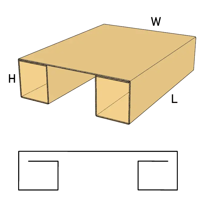 Modèle de carton technique sur mesure
