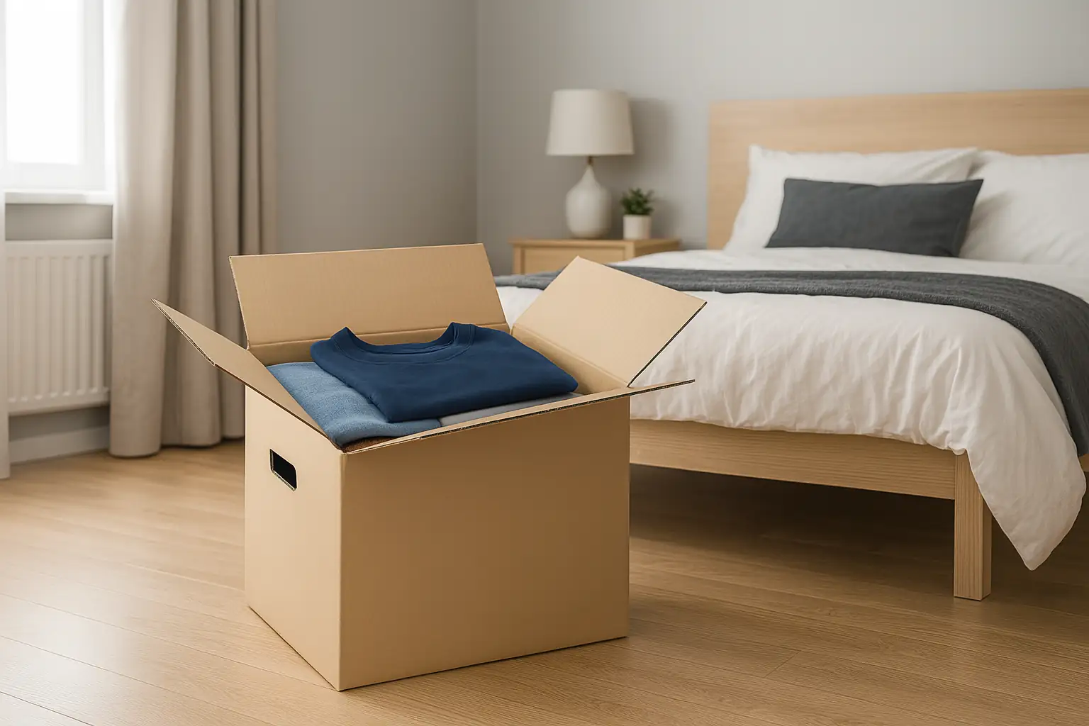 Carton contenant des pulls