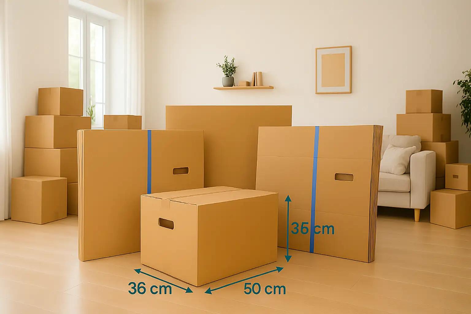 Carton de déménagement standard